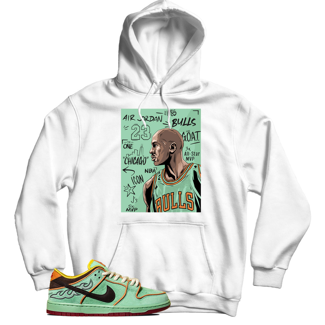 Dunk Low Rodeo Tourmaline hoodie