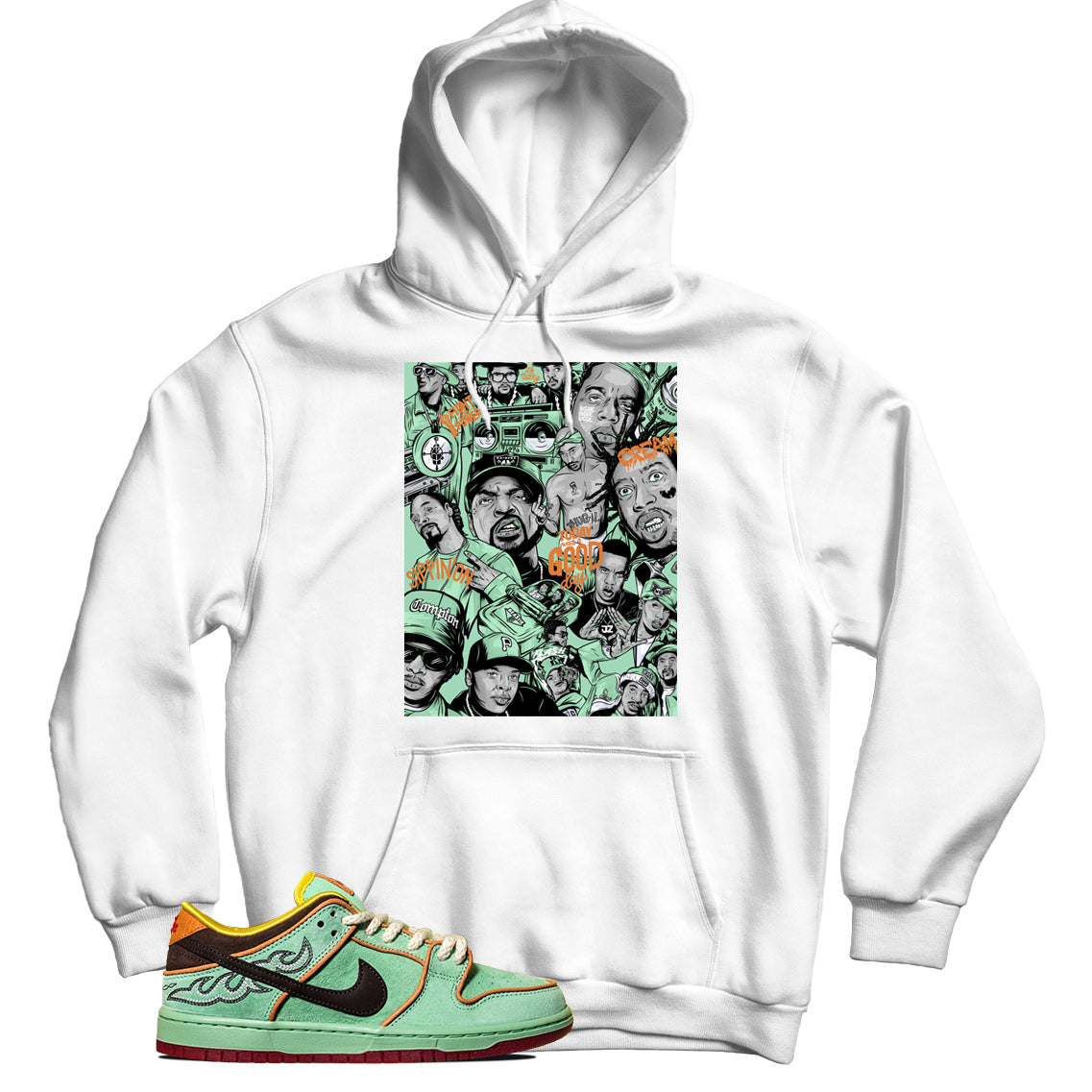 Dunk Low Rodeo Tourmaline hoodie