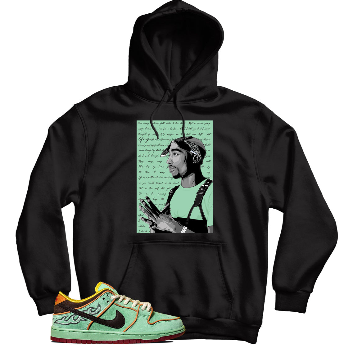 Dunk Low Rodeo Tourmaline hoodie