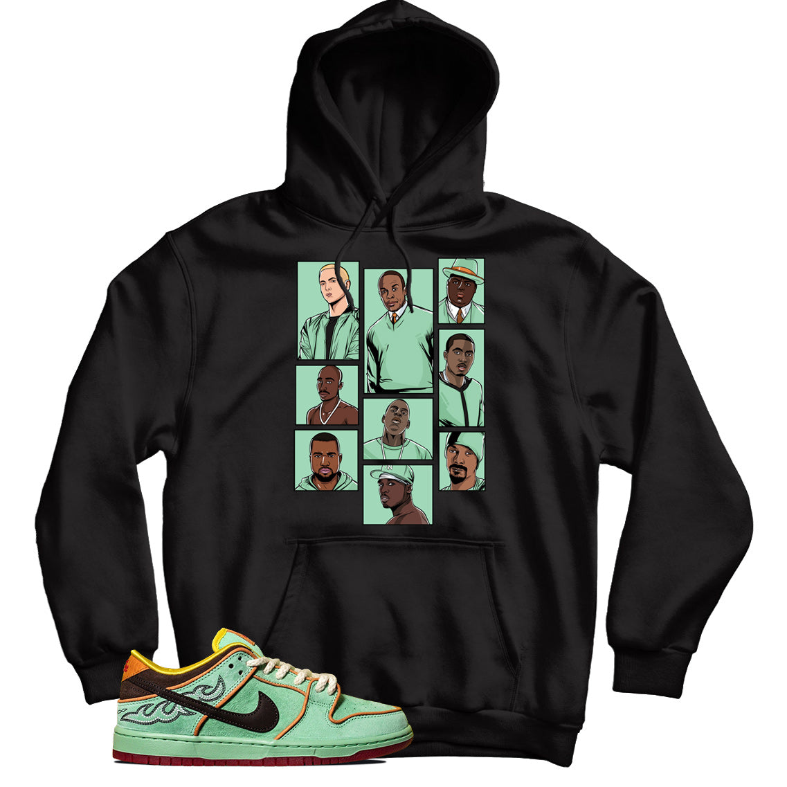 Dunk Low Rodeo Tourmaline hoodie