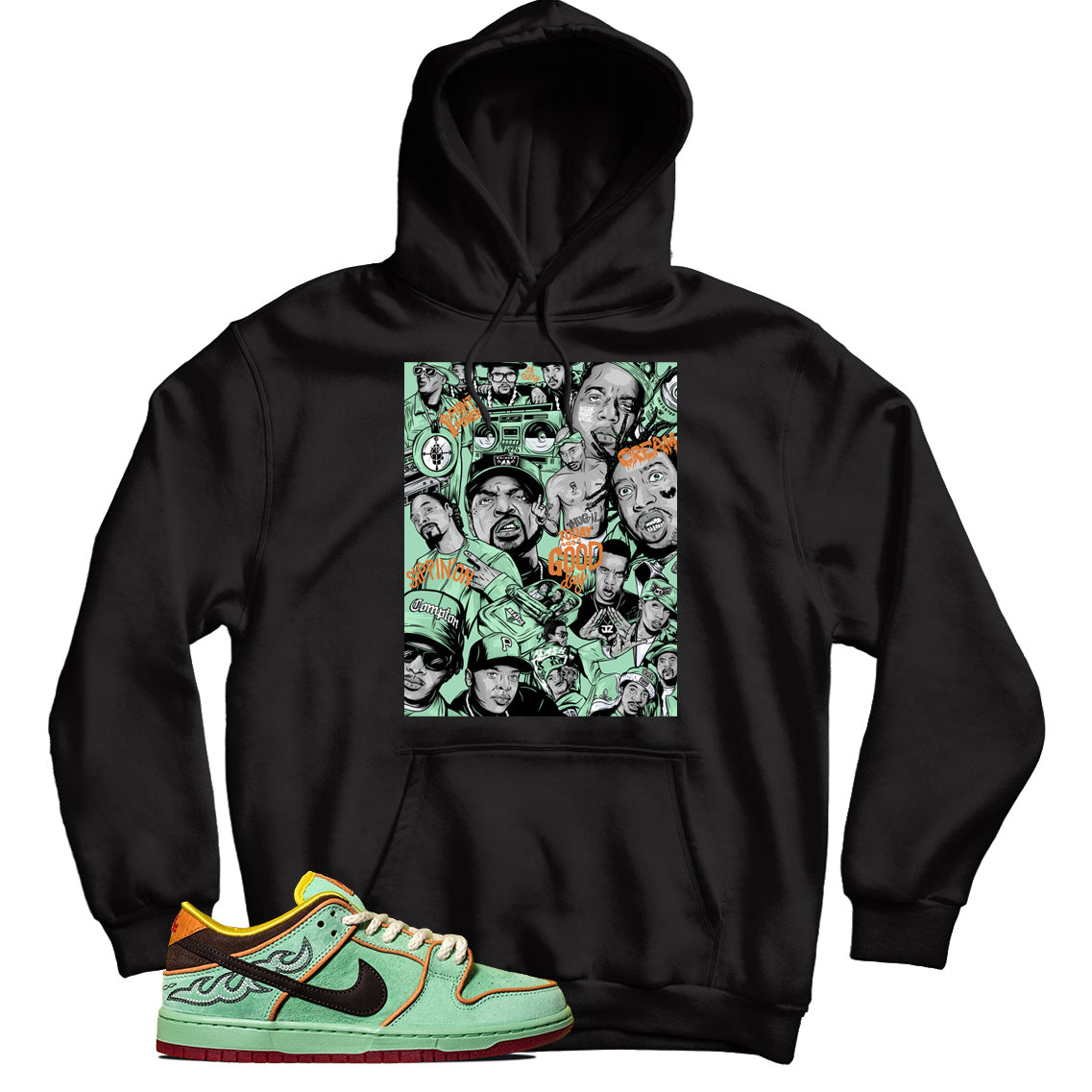 Dunk Low Rodeo Tourmaline hoodie