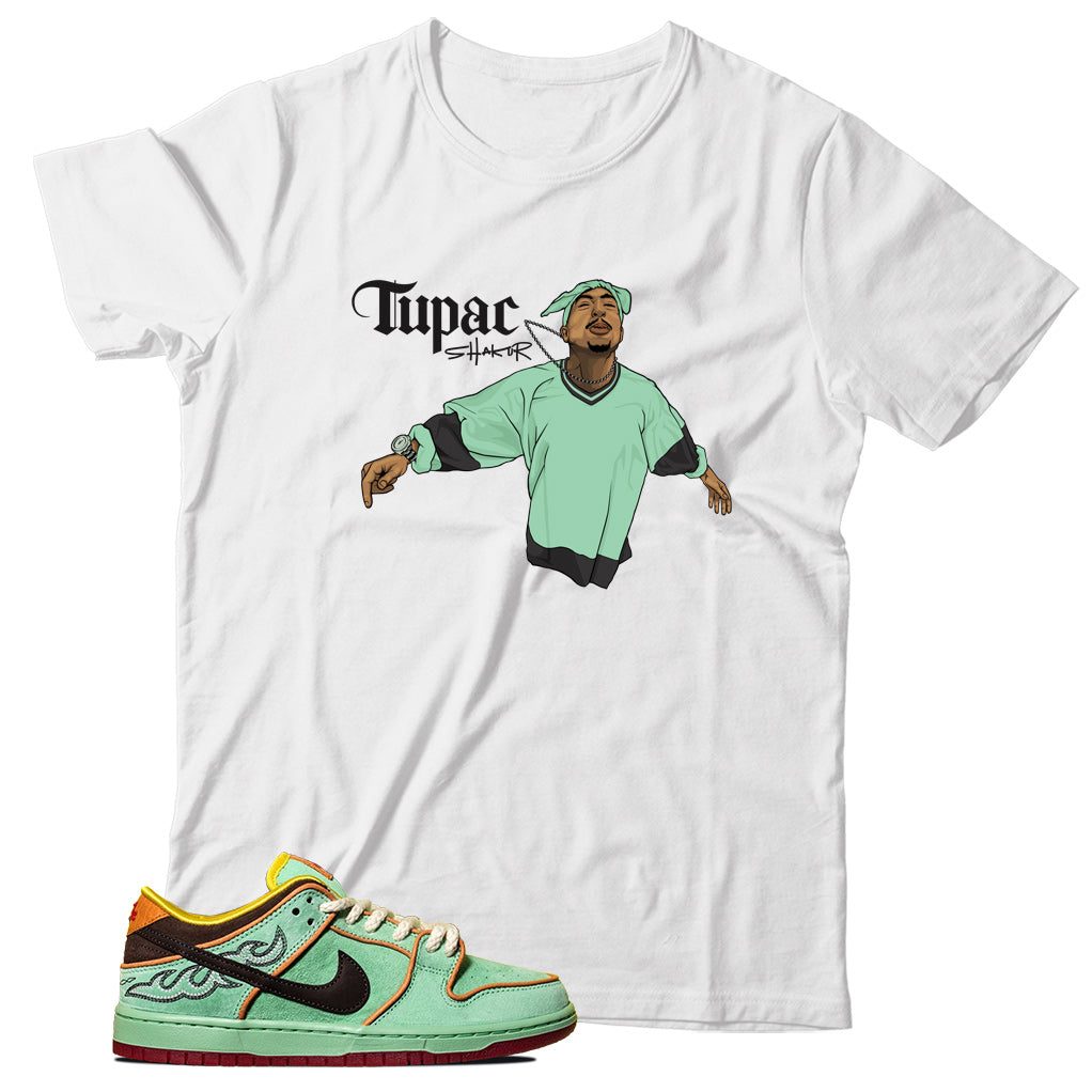 dunk low rodeo tourmaline shirt