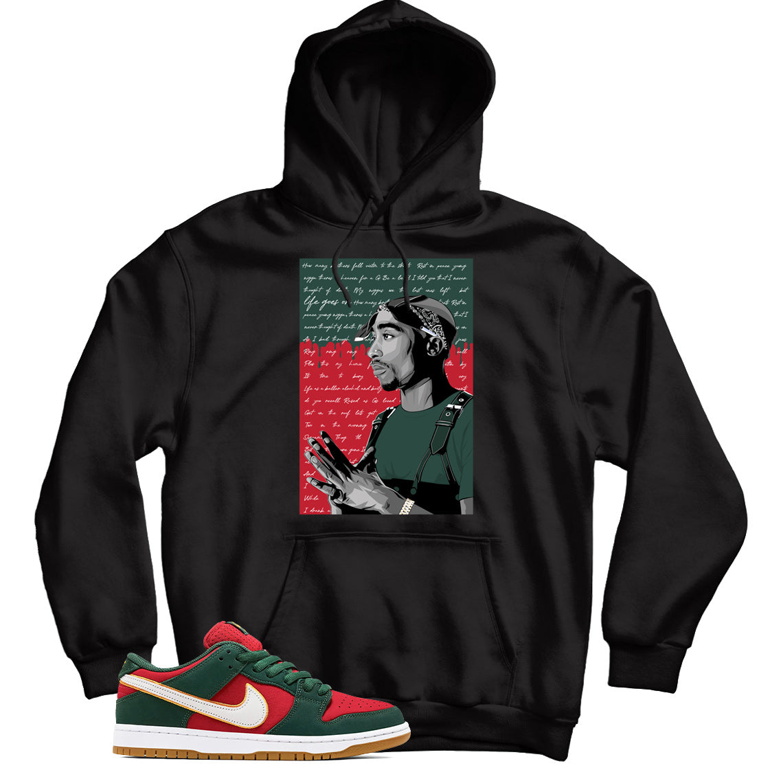 Dunk Low Seattle Sonics hoodie