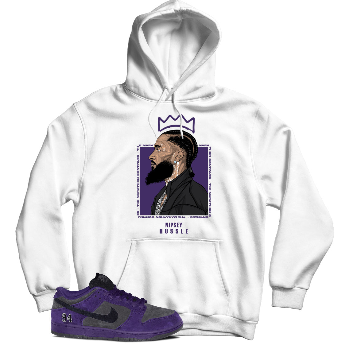 Dunk Low Supreme Ink Hoodie