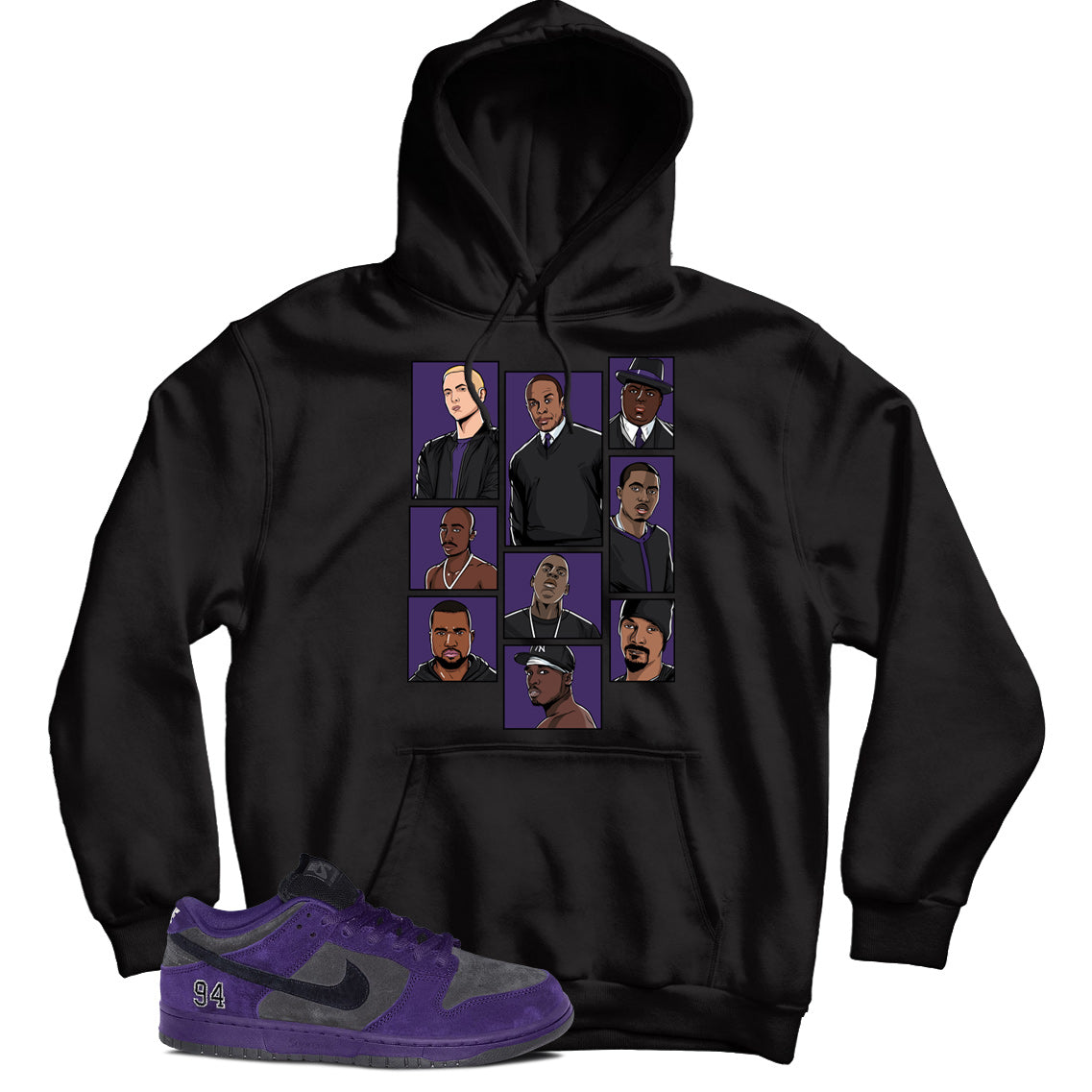 Dunk Low Supreme Ink Hoodie
