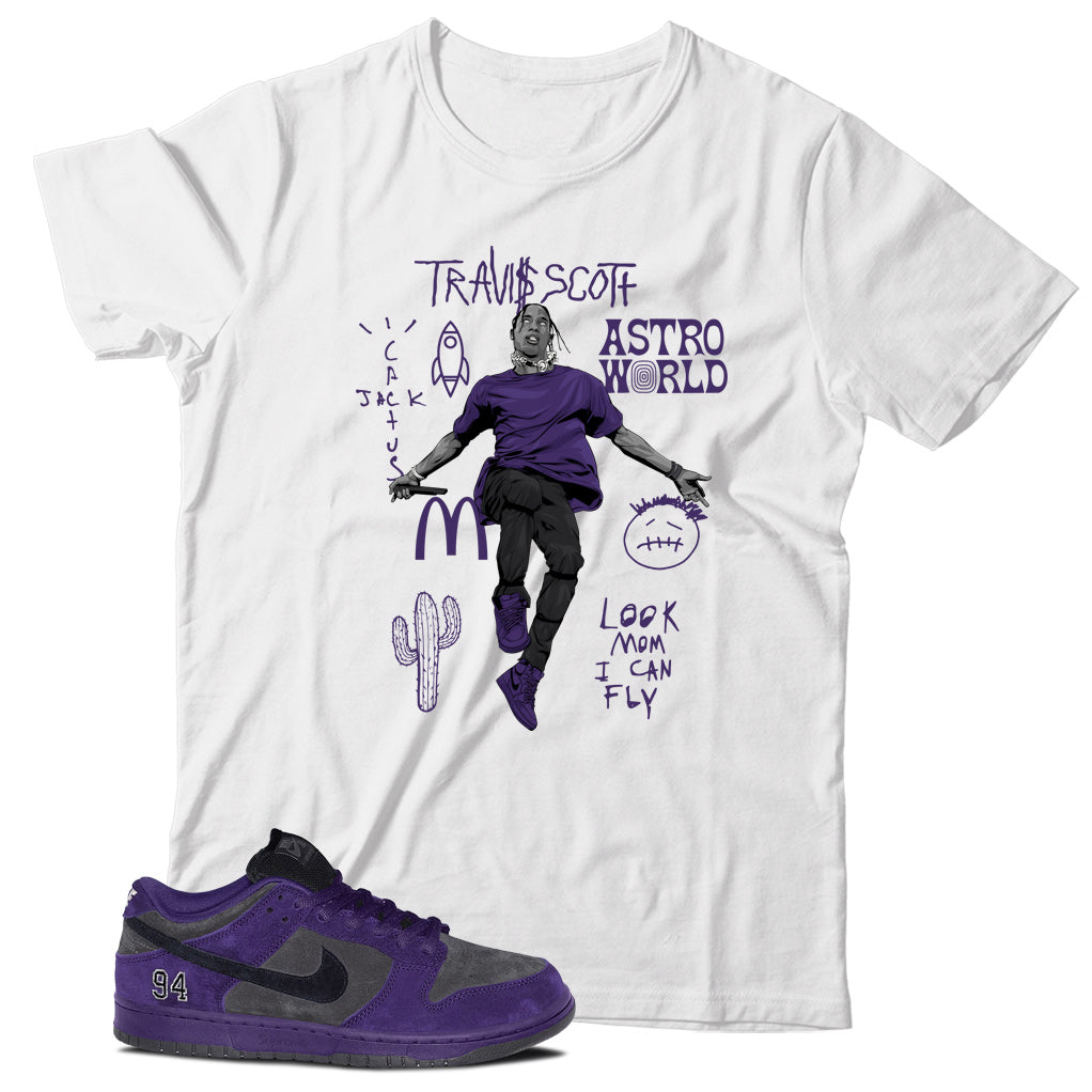 Shirt Match Dunk Low Supreme Ink