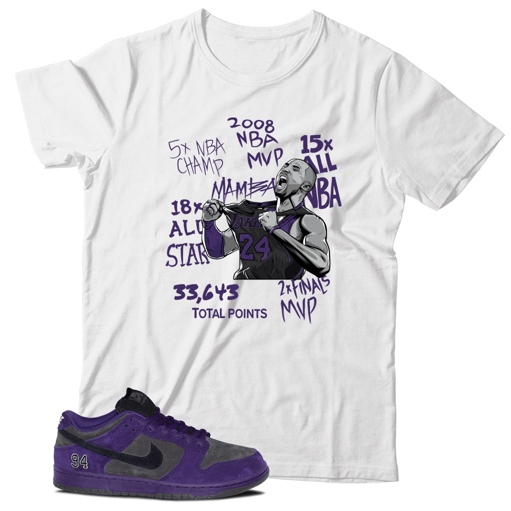 Shirt Match Dunk Low Supreme Ink