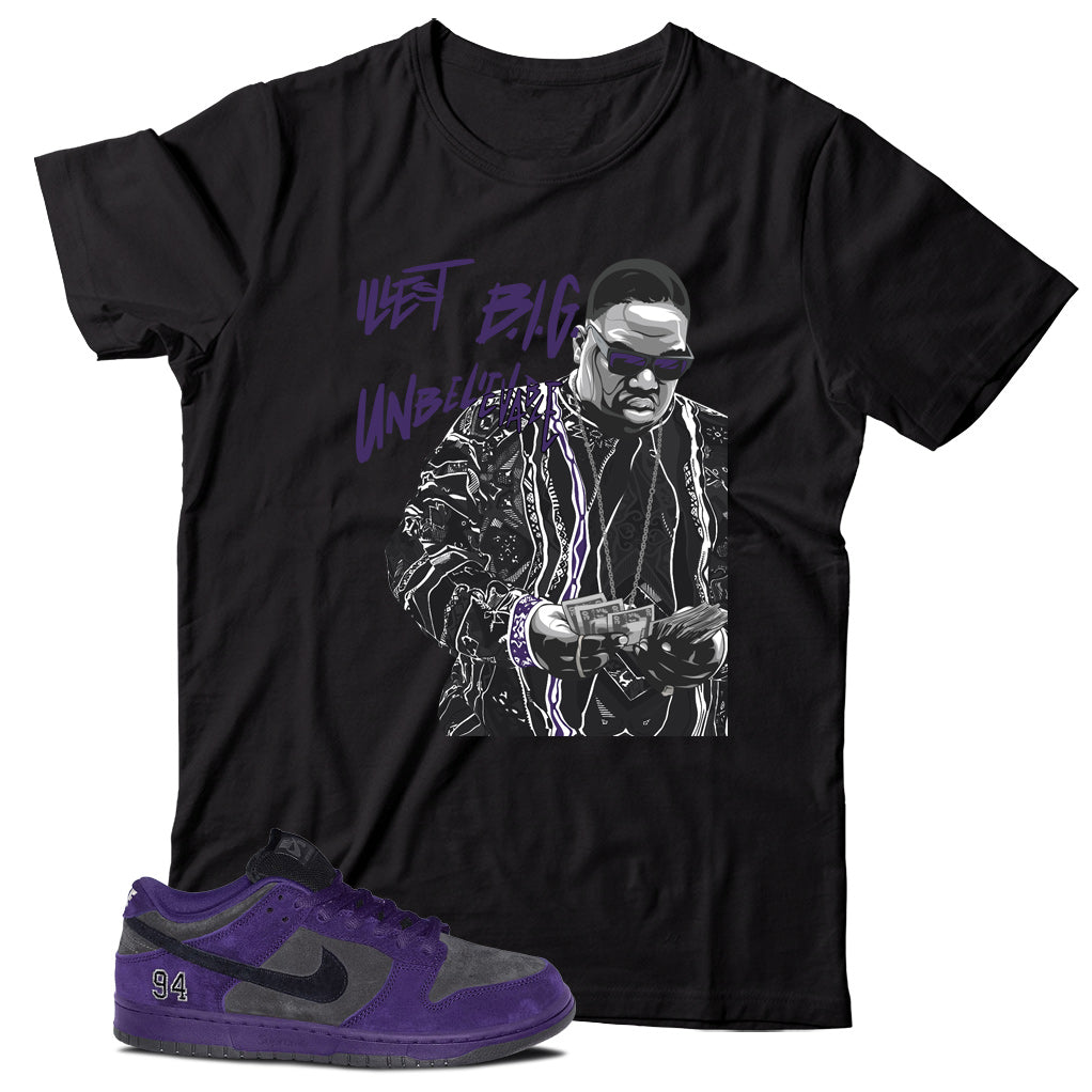 Shirt Match Dunk Low Supreme Ink