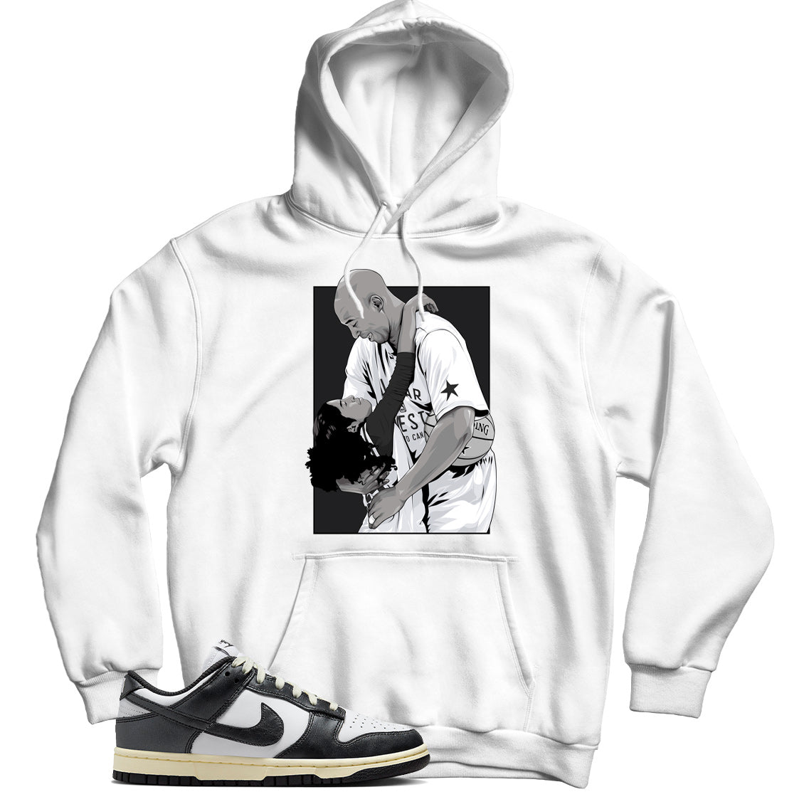 Vintage Panda dunks hoodie