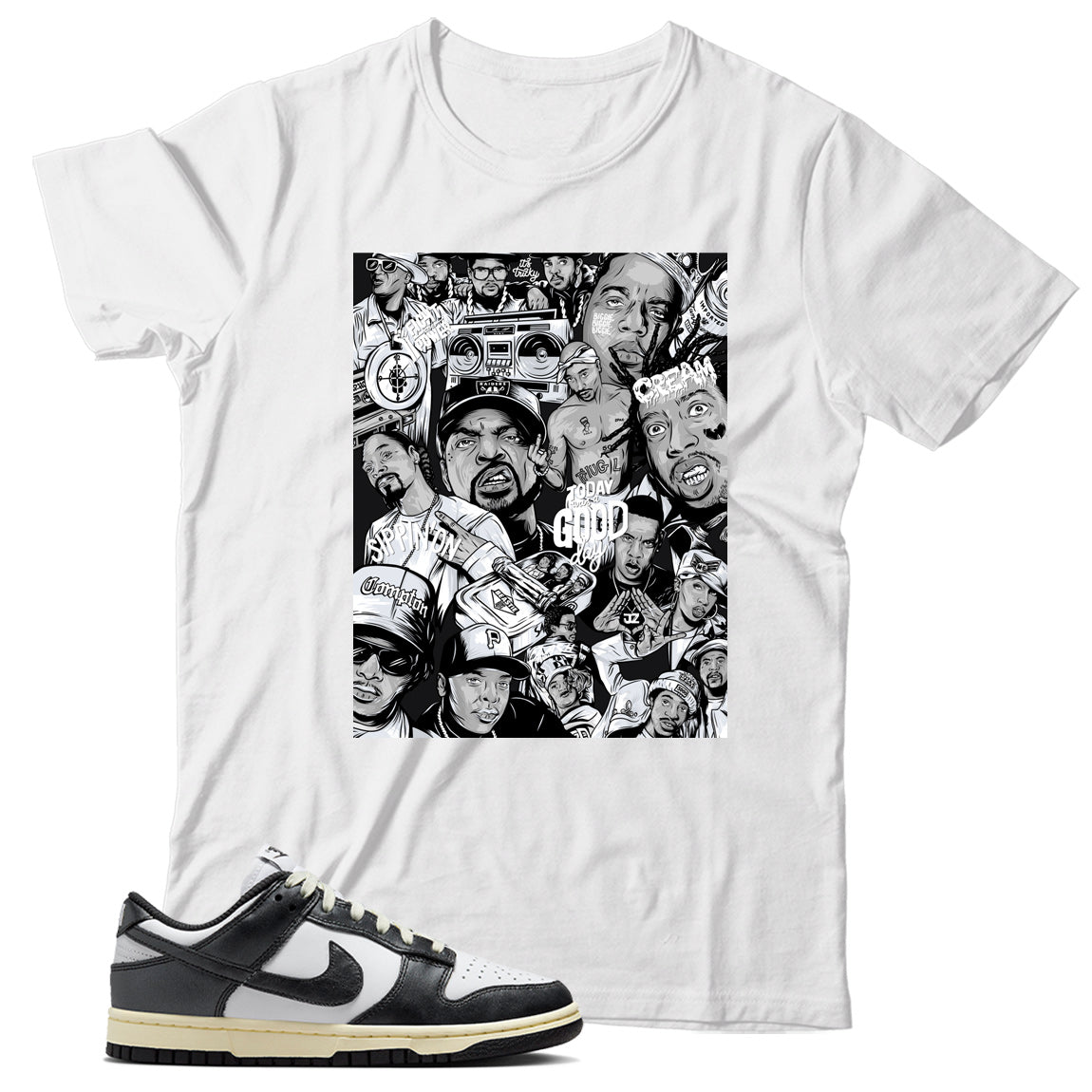 Dunk Low Vintage Panda shirt
