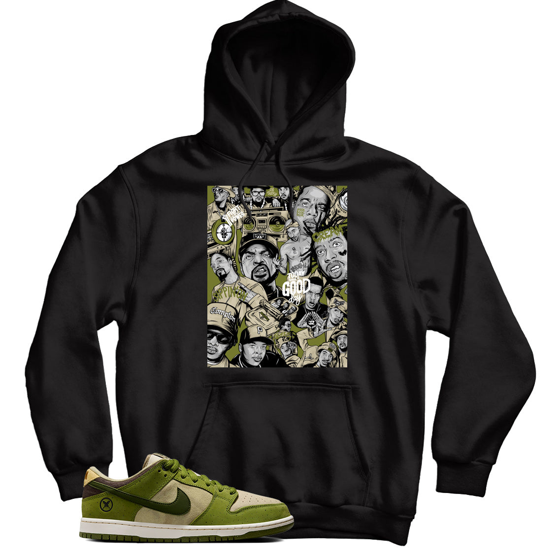 Dunk Low Yuto Horigome matcha hoodie