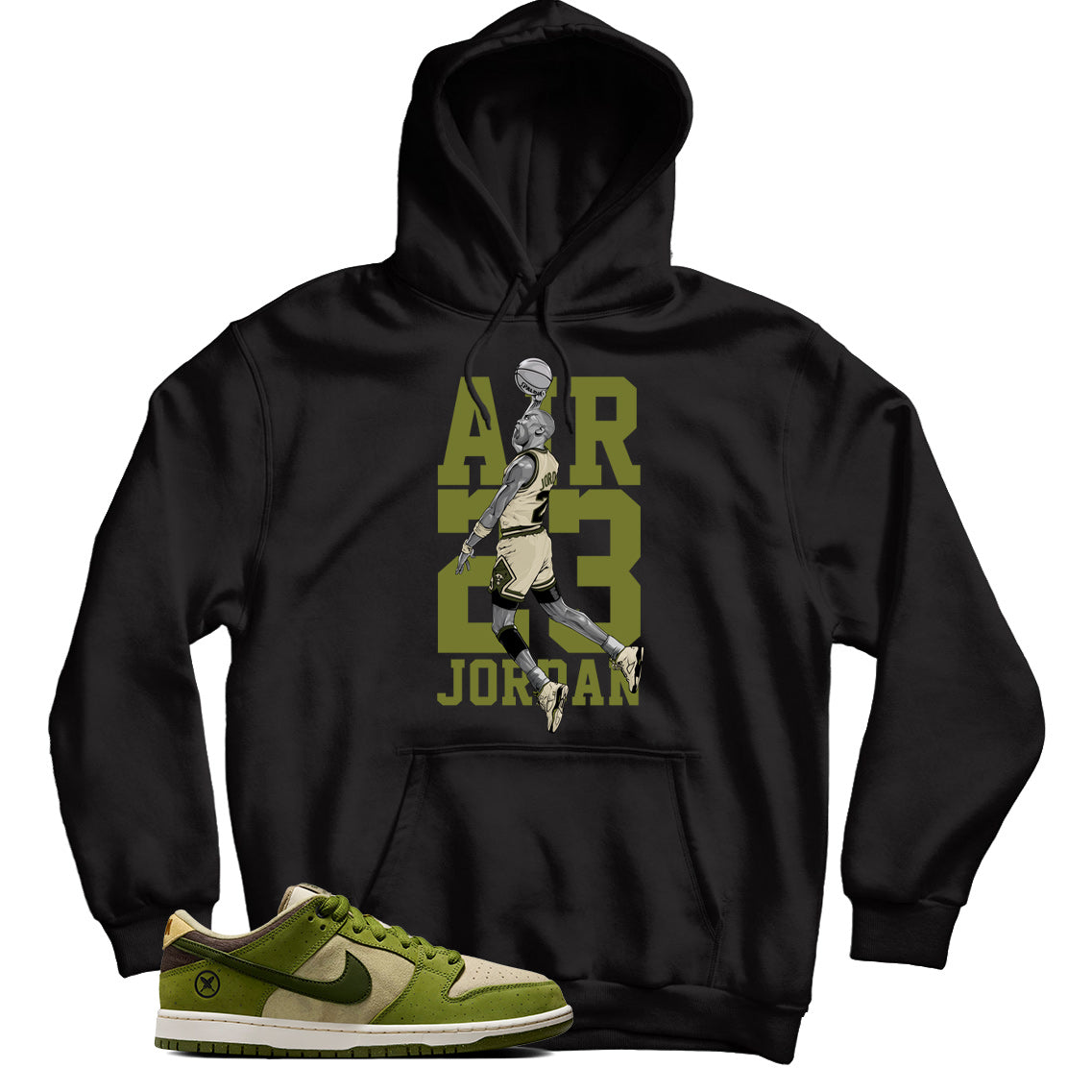 Dunk Low Yuto Horigome matcha hoodie