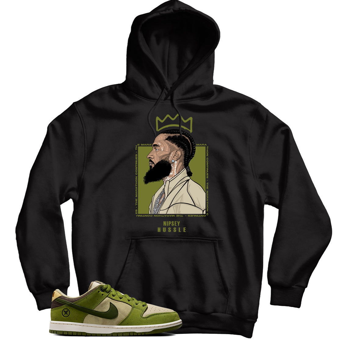 Dunk Low Yuto Horigome matcha hoodie