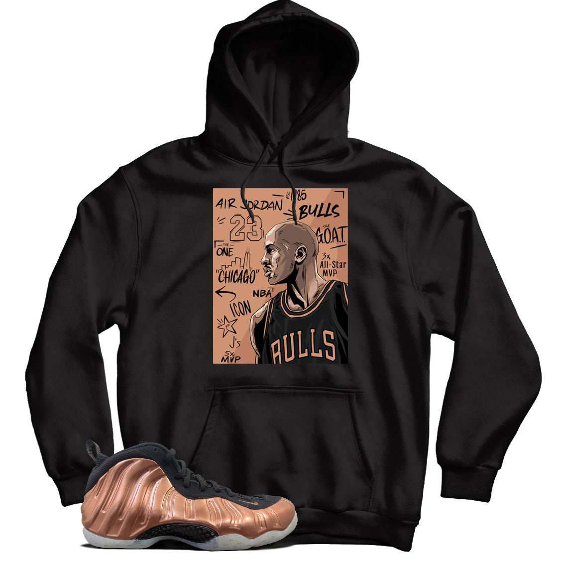 Air Foamposite One Copper hoodie