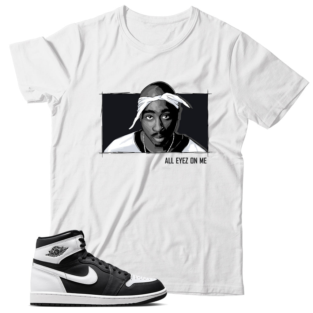 Jordan 1 Black White shirt