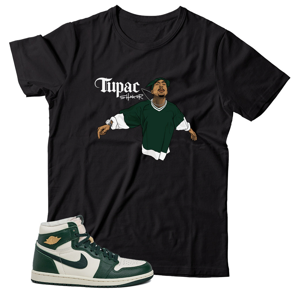 2P(3) T-Shirt Match Jordan 1 Fir Pro Green