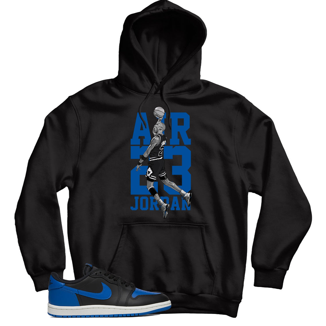 Jordan 1 Low 85 Royal hoodie