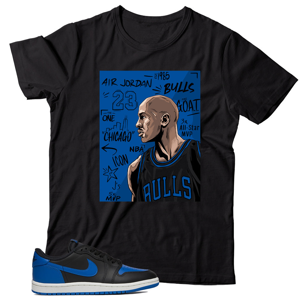 Jordan 1 Low 85 Royal shirt