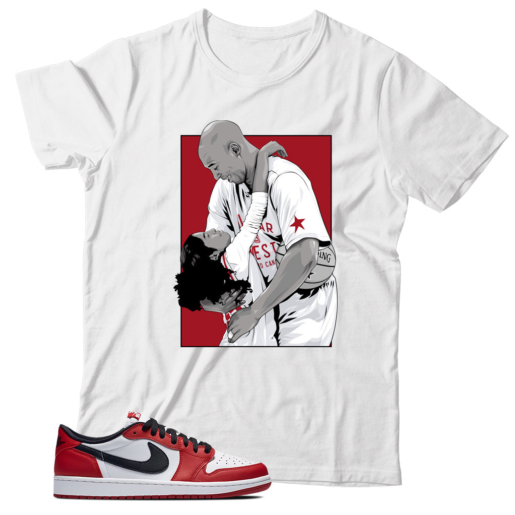 Jordan 1 Low Chicago shirt