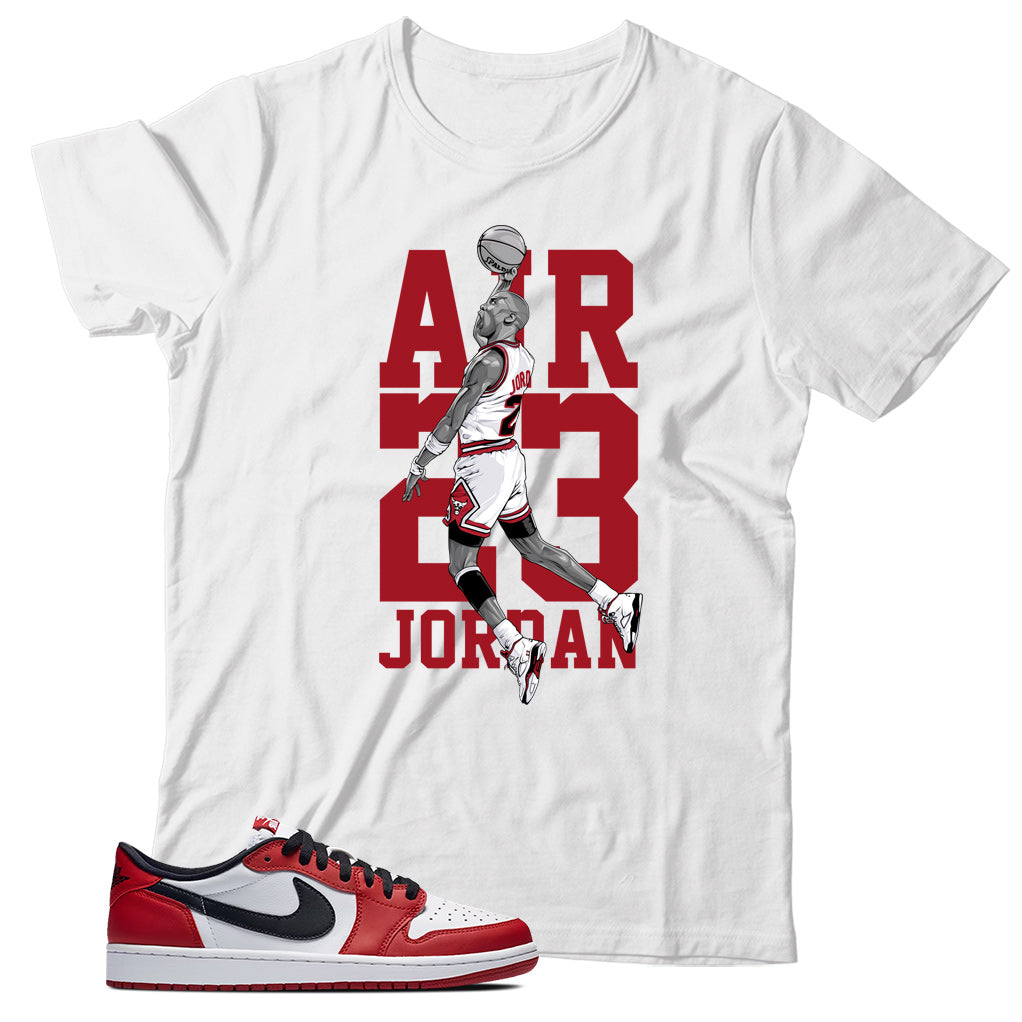 Jordan 1 Low Chicago shirt