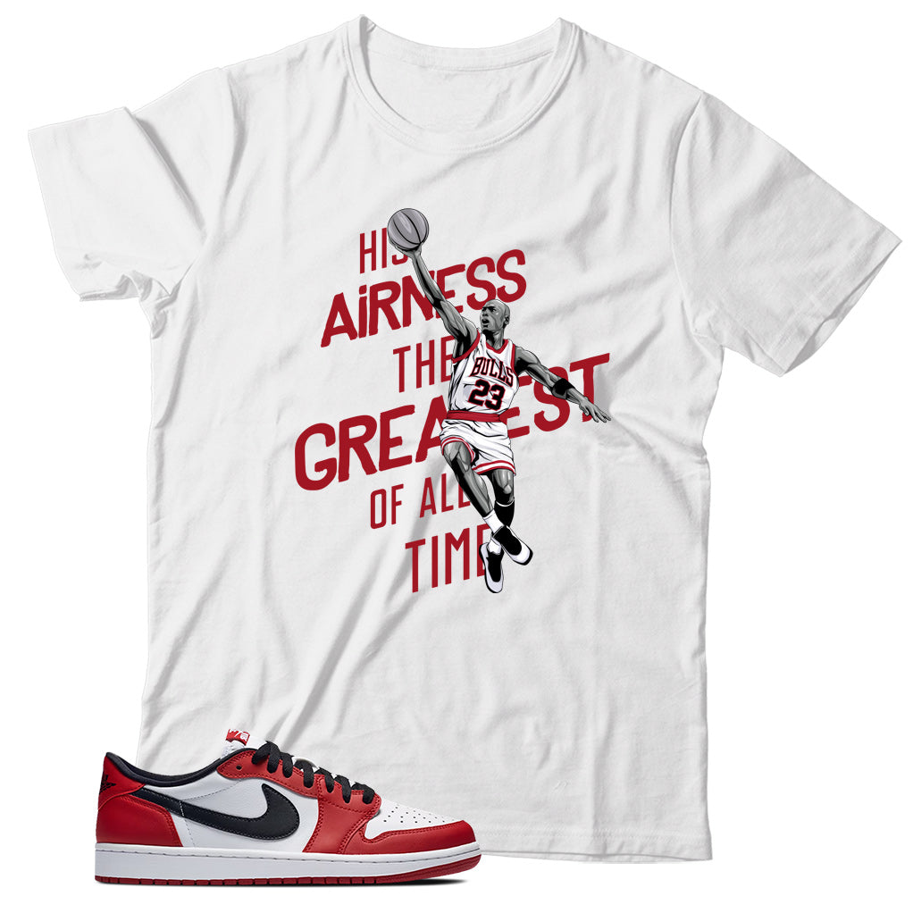 Jordan 1 Low Chicago shirt