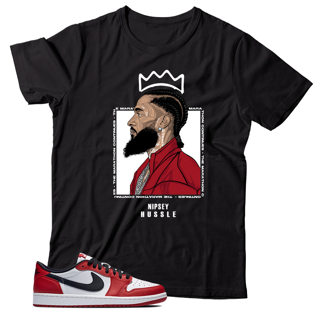 Jordan 1 Low Chicago shirt