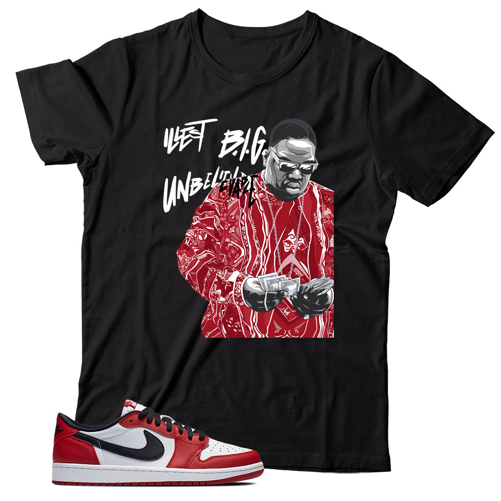 Jordan 1 Low Chicago shirt