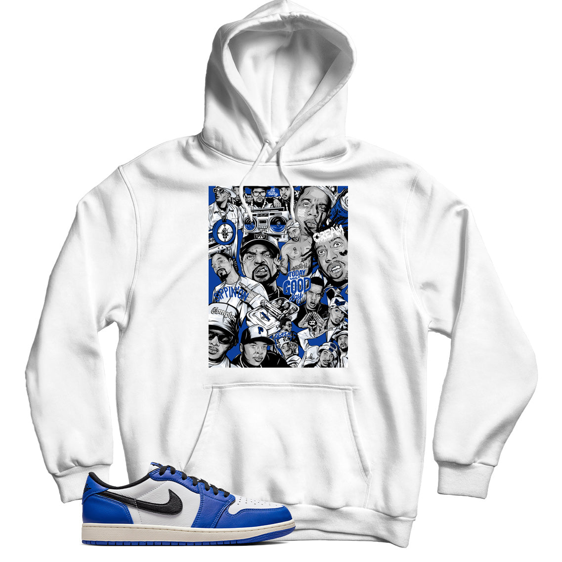 Jordan 1 Low Game Royal hoodie