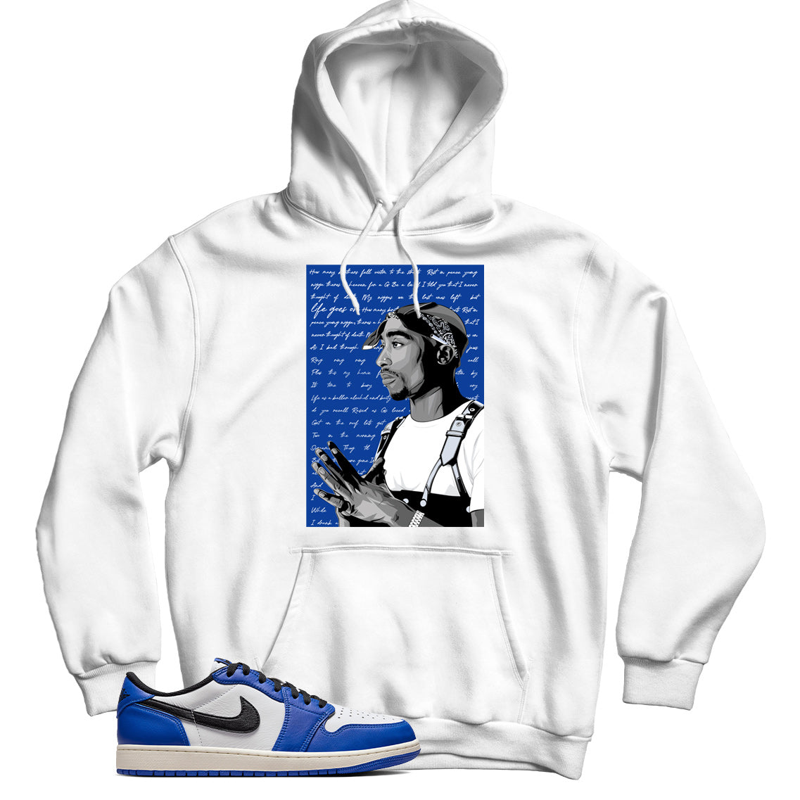 Jordan 1 Low Game Royal hoodie