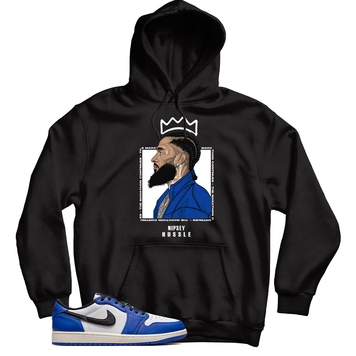 Jordan 1 Low Game Royal hoodie