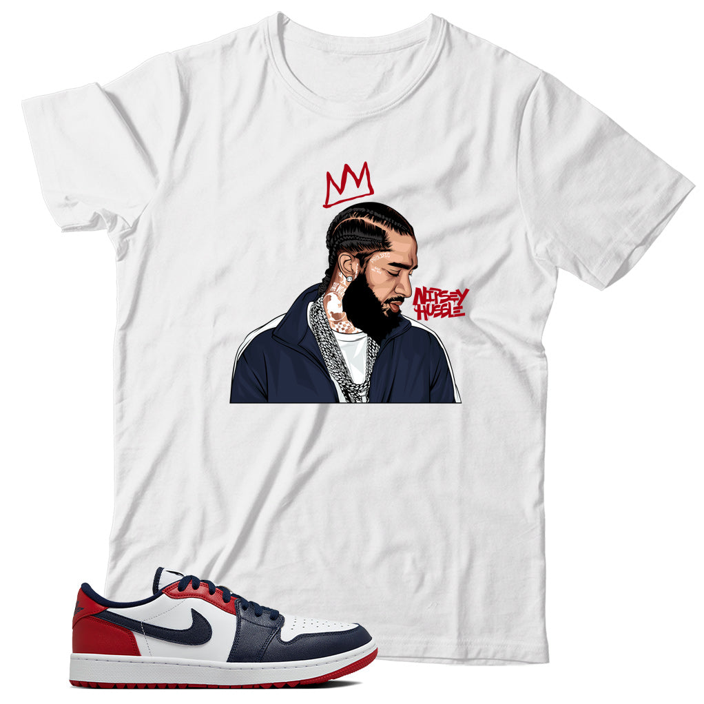 Jordan 1 Low Golf USA shirt
