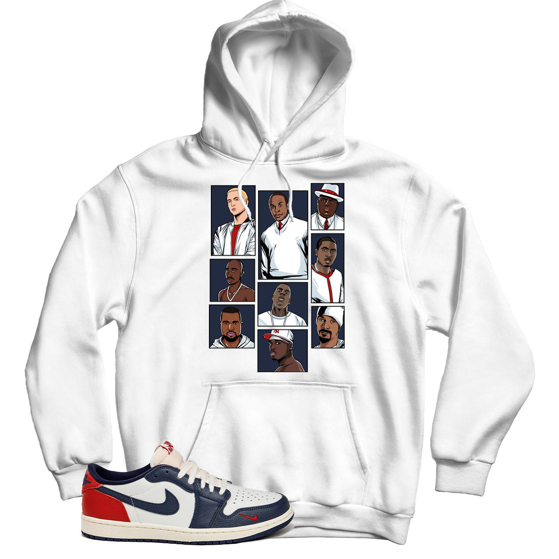 Jordan 1 Low Howard University hoodie