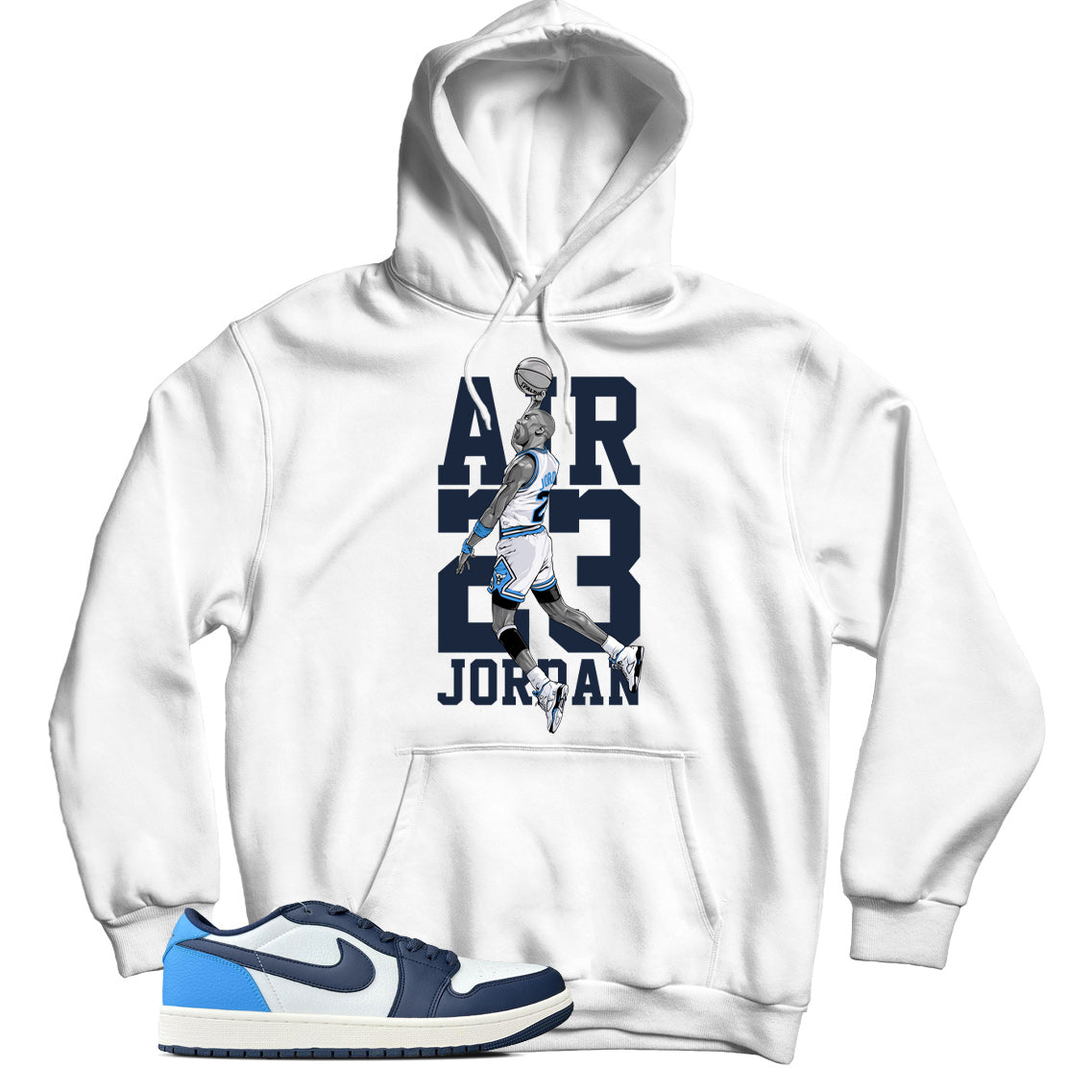Jordan 1 Low Obsidian hoodie