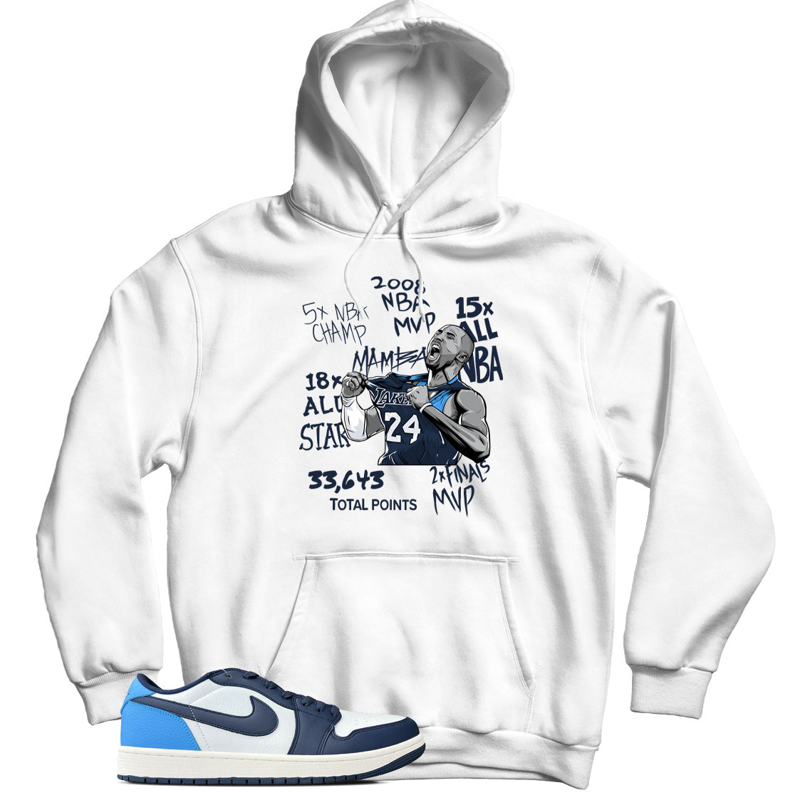 Jordan 1 Low Obsidian hoodie