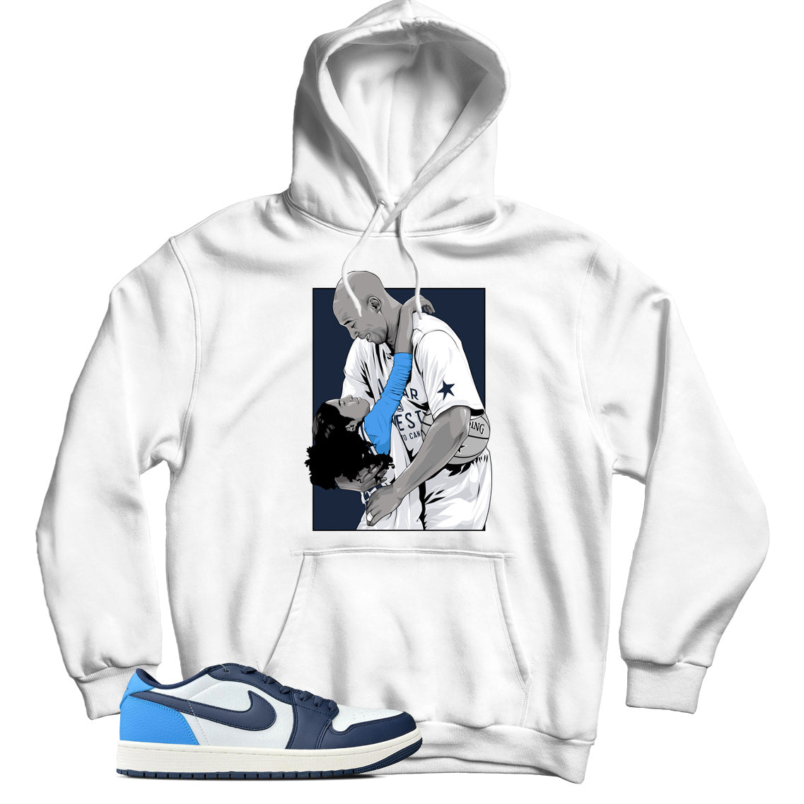 Jordan 1 Low Obsidian hoodie