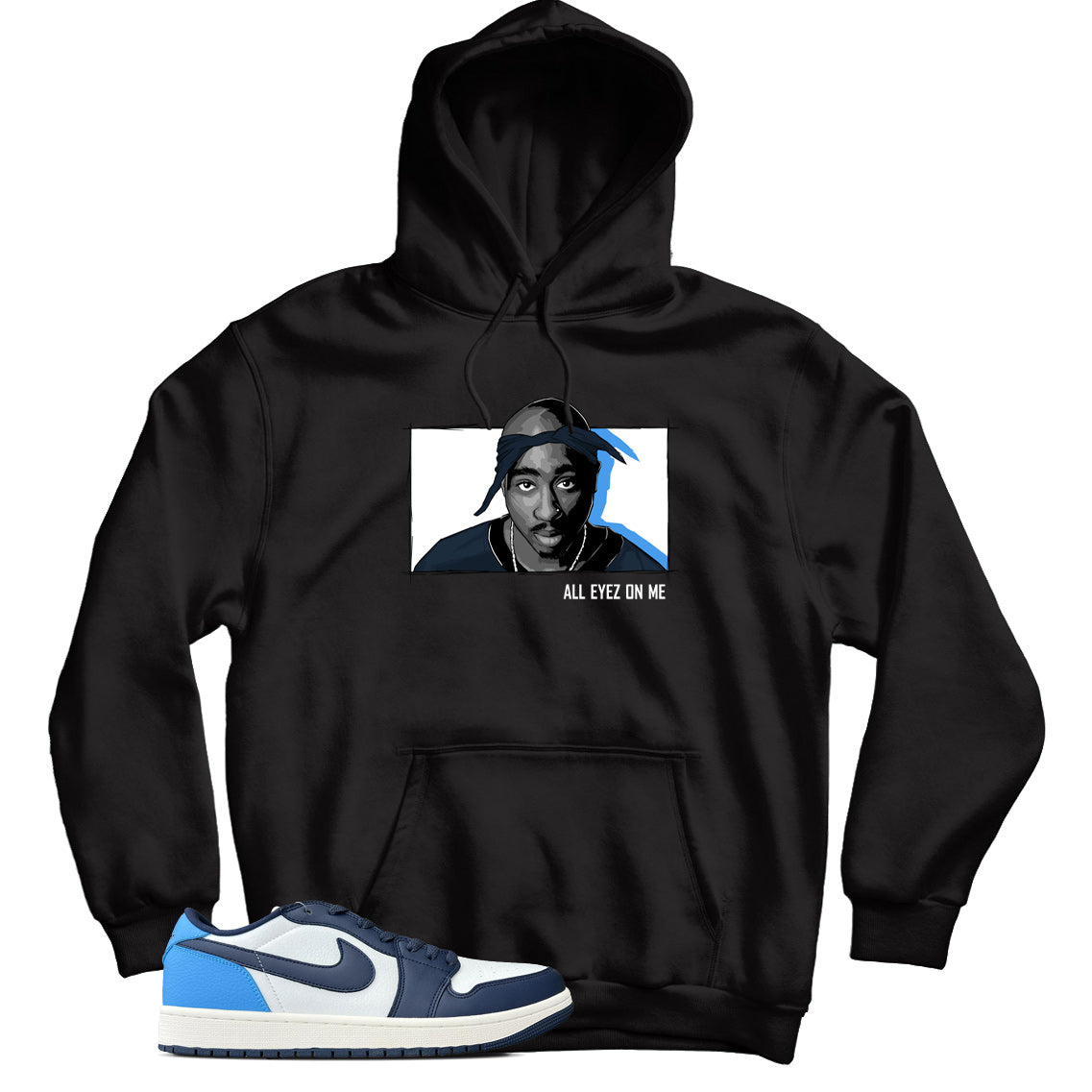 Jordan 1 Low Obsidian hoodie