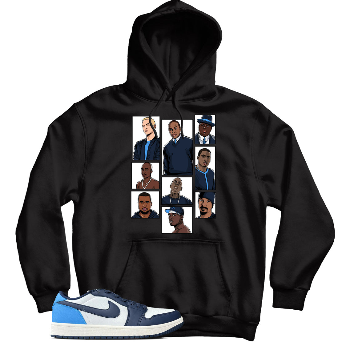 Jordan 1 Low Obsidian hoodie