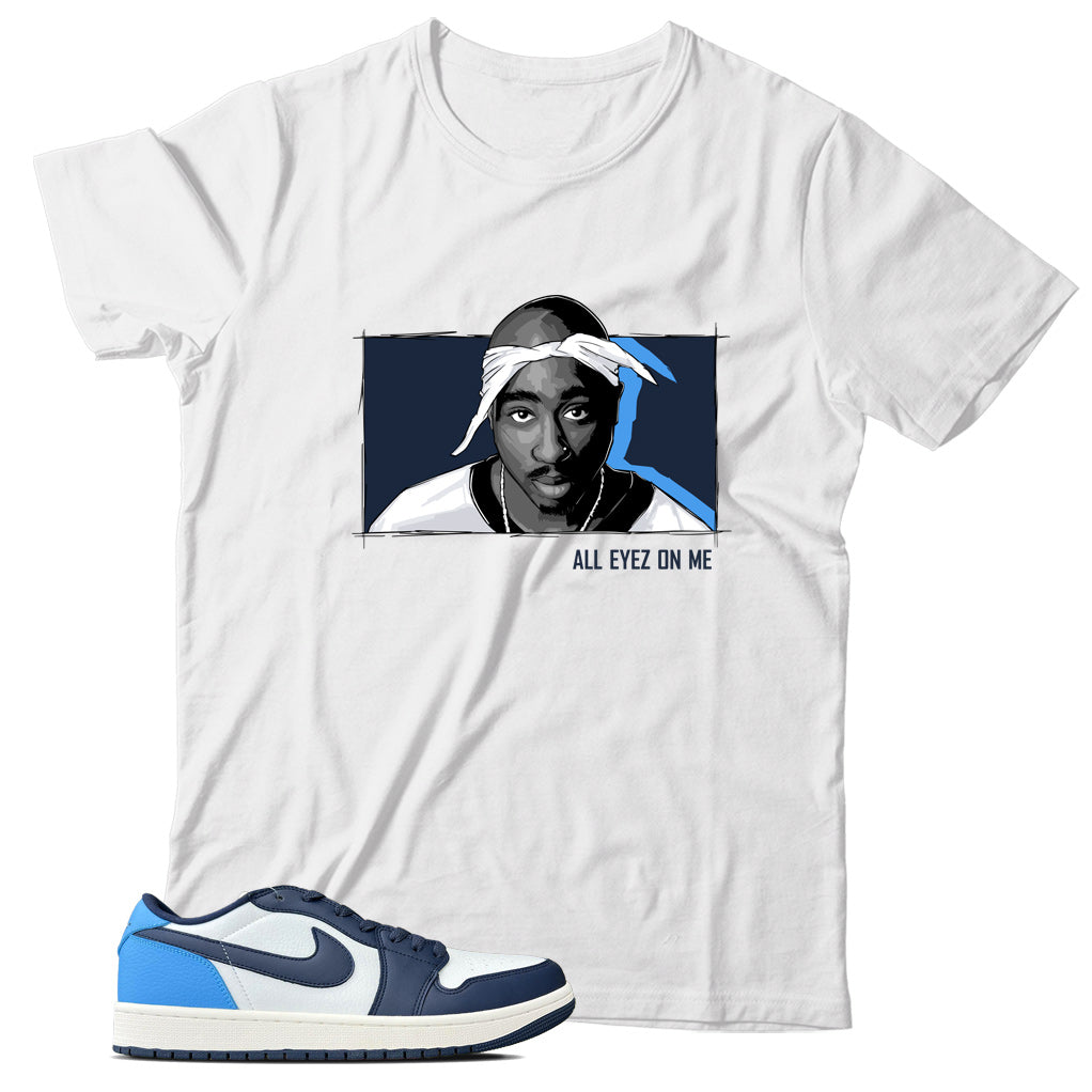 Jordan 1 Low Obsidian shirt