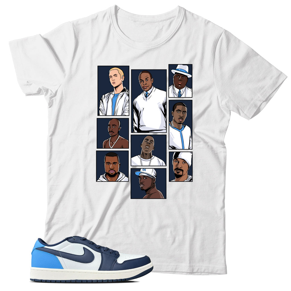 Jordan 1 Low Obsidian shirt