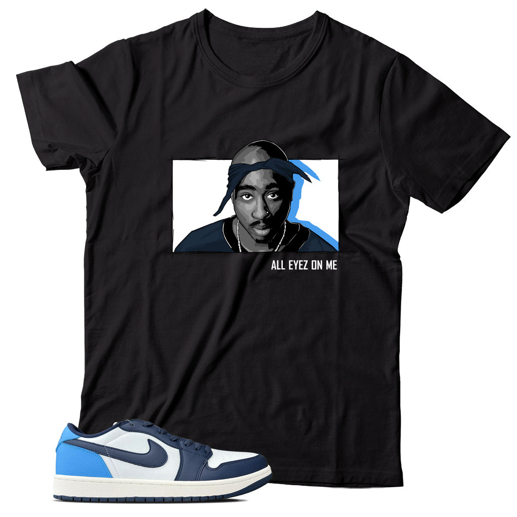 Jordan 1 Low Obsidian shirt