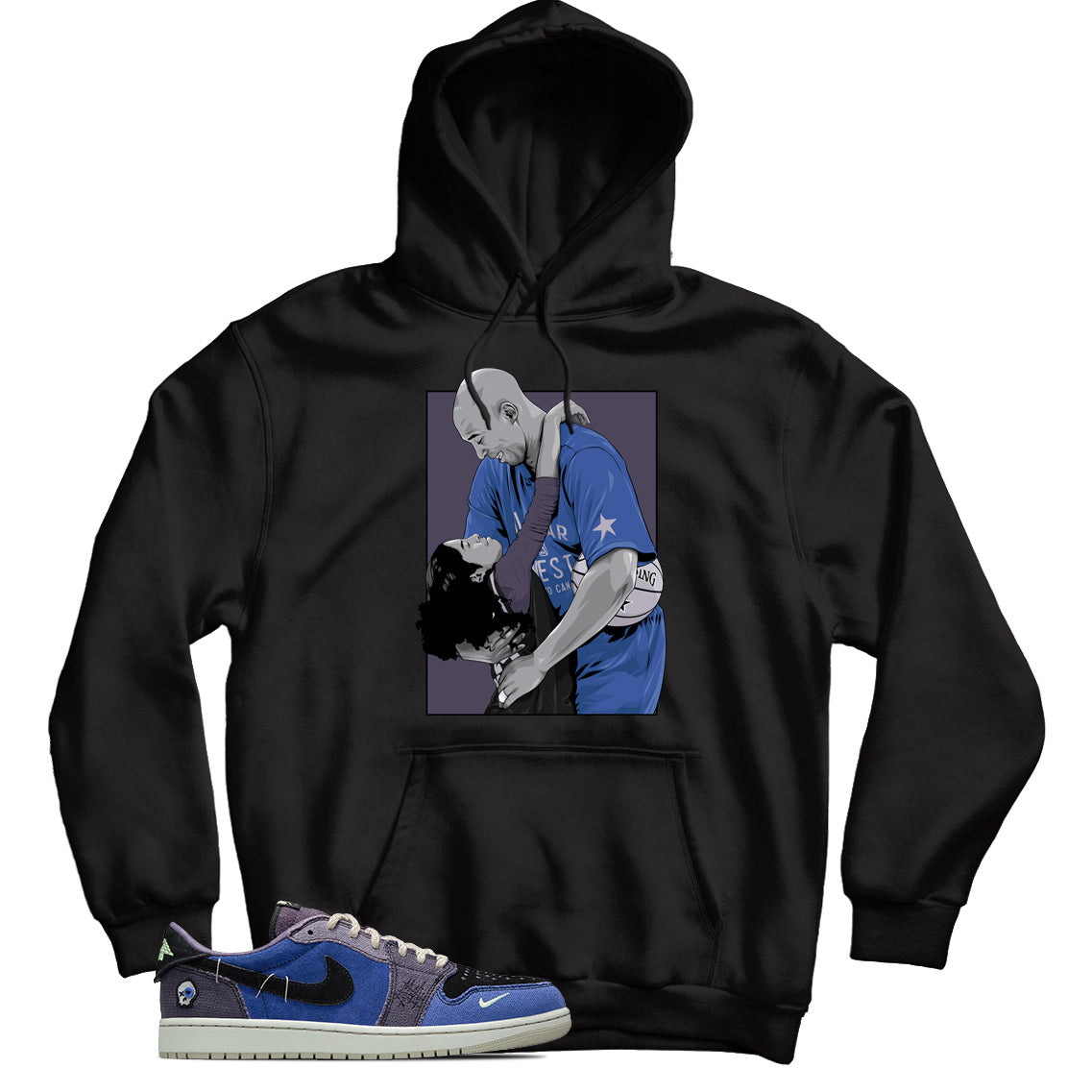 Jordan 1 Low Zion Williamson Voodoo Alternate hoodie