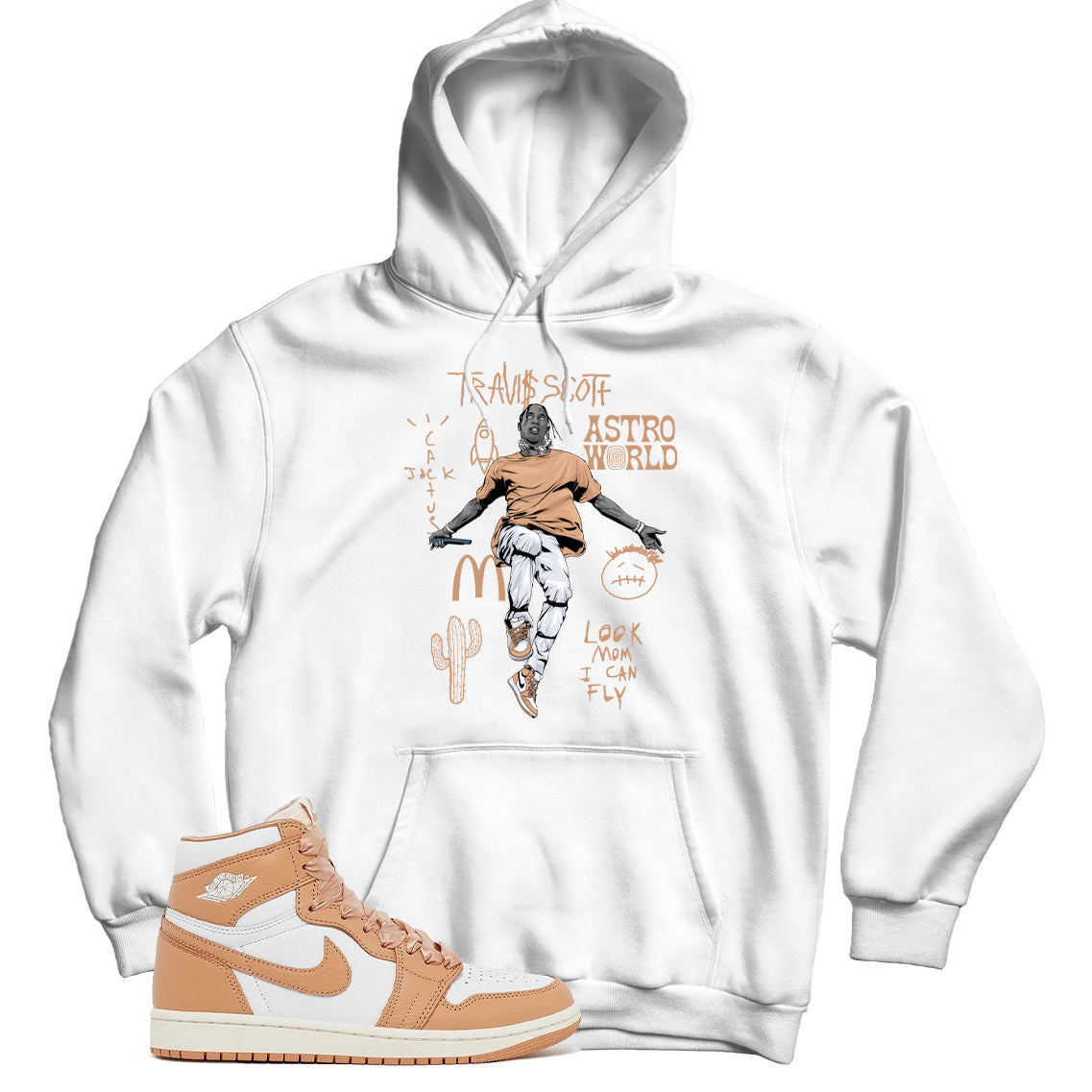 Jordan 1 Praline hoodie