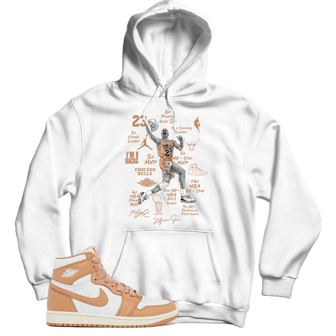 Jordan 1 Praline hoodie
