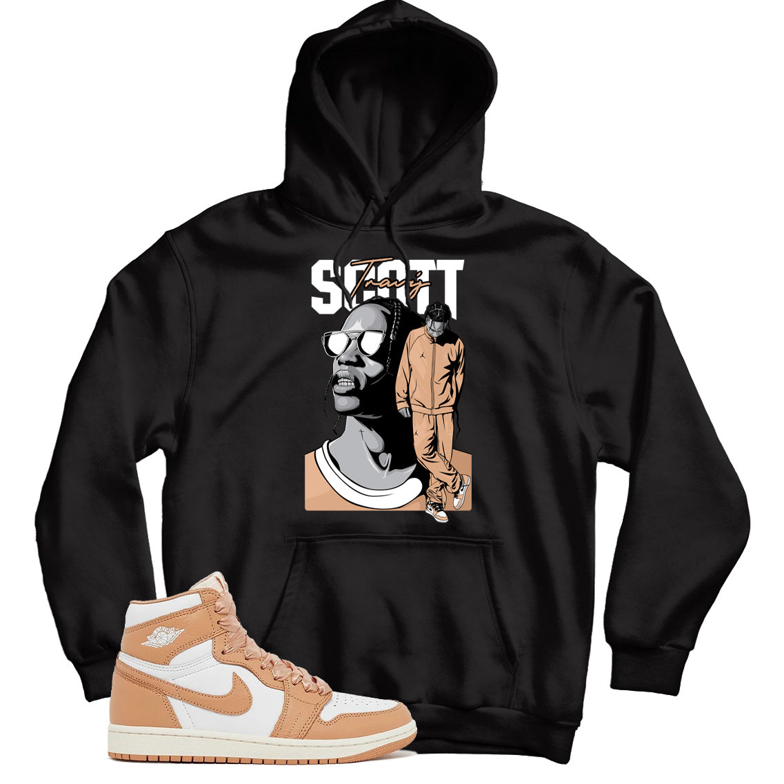 Jordan 1 Praline hoodie