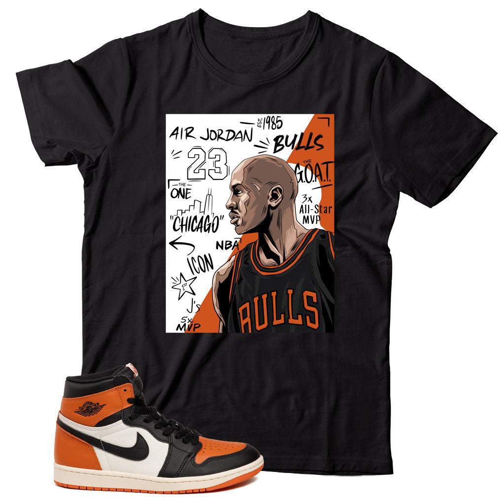 Jordan 1 Shattered Backboard shirt