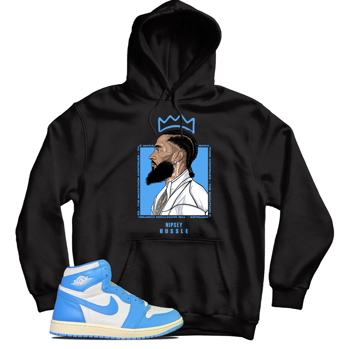 jordan 1 unc reimagined hoodie