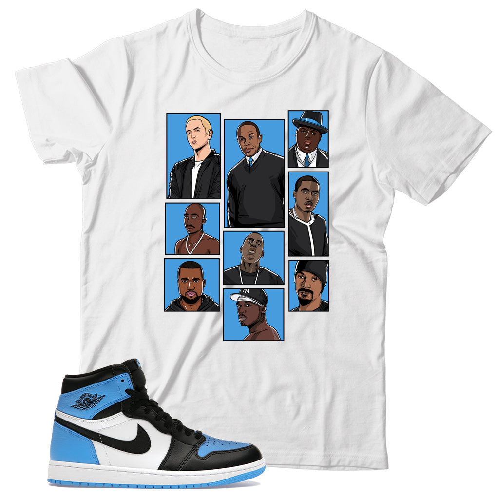 Jordan 1 UNC Toe shirt