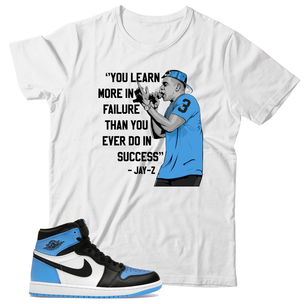 Jordan 1 High OG UNC Toe shirt