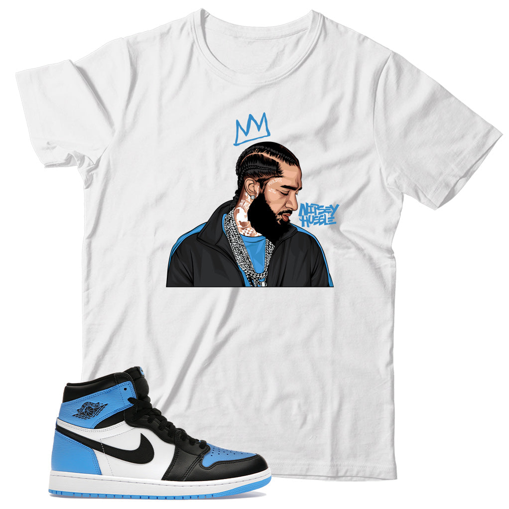 Jordan 1 UNC Toe shirt