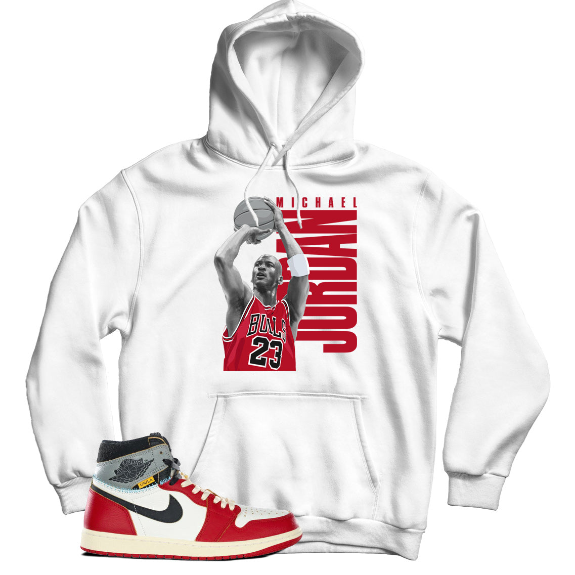 Jordan 1 Union LA Chicago Shadow hoodie
